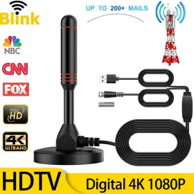 5ai458928znsy E-autotech 5600 Miles Upgraded Tv Antenna Digital Hd Antena Indoor Hdtv 1080p 4k With Magnetic