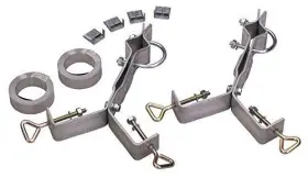 Easy Up 636134500347 Chimney Mount With Galvanized Steel Straps - Ez 29-24 Tv Antenna Mast Bracket