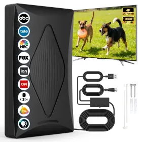 Edsre Rozz006 2026 Tv Antenna For Digital Indoor Long Range Smart Local Cha
