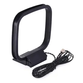 Usc032 Eightwood Am Loop Antenna Mini 3 Pin For Sony Hifi Series Sharp Av Receiver Radio Stereo