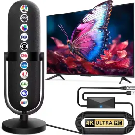 Ekieudl 445045470495 980 Mile 360 Reception Amplified Uhf Vhf Hdtv And 4k Digital Indoor/outdoor Sm