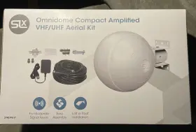 27907 Electronic Ltd Slx 360 Omnidirectional Digital Antenna For Smart Tv Hdtv 4g And 5g Filter New