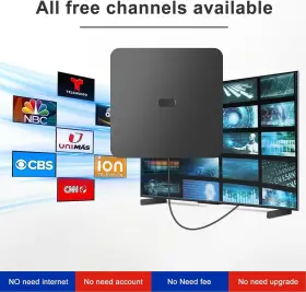 Elisaladystore 726084846944 Tv Antenna Indoor Support 4k 1080p Digital Hd #3