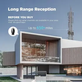 B4cdd Elisaladystore 650 Miles Range Tv Antenna Indoor Supports 4k 1080p For Smart Local Channels #2
