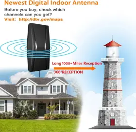 B4rcwd Elisaladystore 1000 Miles Tv Antenna Indoor Digital For Smart With Strongest #3