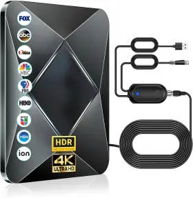 B4rd Elisaladystore 1000 Miles Range Digital Tv Antenna For Smart And All Older Tvs