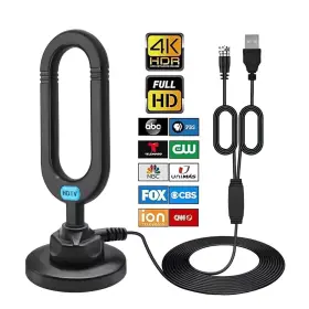 1080 Eohibov 703726400931 Tv Antenna - Digital For Smart Indoor 2023 Newest Clear 4k Hd