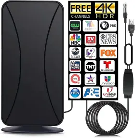 Antenna-2025 Eubswa 313024634695 Tv Upgraded Hd Digital Indoor/outdoor Antenna Up 600 Miles Digi