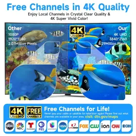 1100 Eugiem 732404299482 Miles Range Tv Antenna For Smart Upgraded Digital Hd #2