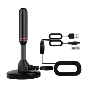 Exovow 794414966969 Tv Antenna For Local Channels Indoor With 2 Amplifier Signal Boos