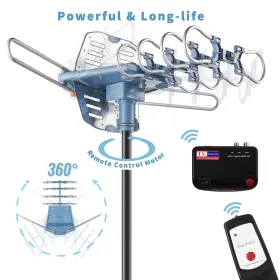 2019updated-150 Fardalo 767452313699 Miles-amplified Outdoor Tv Antenna-4k/1080p High Reception 40 #2