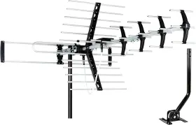 Five Star 313101659689 Outdoor Hdtv Antenna Up To 200 Mile Long Range Attic Or Roof Mount Tv