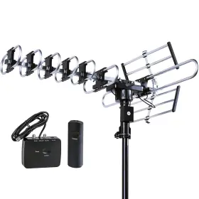 Five Star 840449111000 Outdoor 4k Hdtv Antenna Long Range Auto Gain Control With Motorize