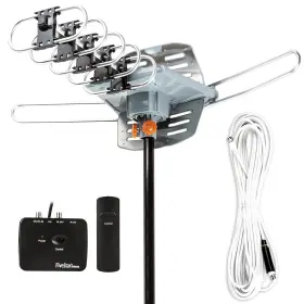 Five Star 840449112441 Outdoor 150 Mile Motorized 360 Degree Rotation Ota Amplified Hdtv Antenna For