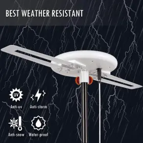 Five Star 840449118061 Hdtv Antenna - 360 Omnidirectional Amplified Outdoor Tv Up To 150 Mi #3