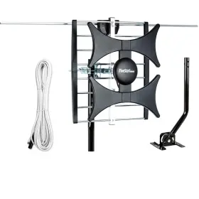 Five Star 840449120156 Multi-directional 4v Hdtv Antenna - Up To 150 Mile Range Uhf/vhf Indoor At