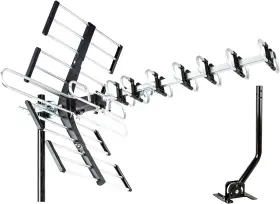 Five Star 840449120163 Outdoor Hdtv Antenna Up To 200 Mile Long Range Attic Or Roof Mount Tv Antenn