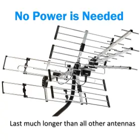 Five Star 840449120859 Outdoor Tv Antenna 2024 Newest Version 200 Miles Long Range Upgraded Yagi Hd #3