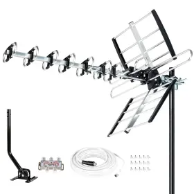 12dbi Five Star 840449121047 Hdtv Antenna 2024 Newest Version With 4k Up To 200 Mile Range High Gai