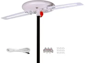 4tvs Five Star 840449121603 Upgraded 2024 Omni-directional Outdoor Hd Digital Tv Antenna 360 Degree