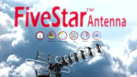 Fsa-3806 Five Star Outdoor Tv Antenna 4k 360 Degree Rotation With Remote Control For 2tvs #3