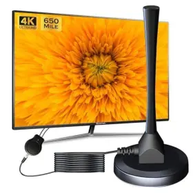 Fortrek 898554600776 Hd Digital Tv Antenna Indoor Outdoor 2024 New Amplified Hdtv Antennas For Lo