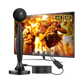 Fortrek 898554601339 Tv Antenna Indoor 2025 Digital For Local Channels Amplified Hdtv