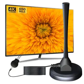 Fortrek 898554601988 Tv Antenna Indoor 2025 Digital For Local Channels Amplified Hdtv