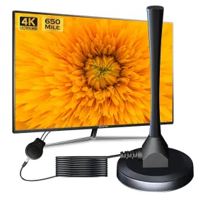 Fortrek 898554603197 Tv Antenna Indoor 2025 Digital For Local Channels Amplified Hdtv