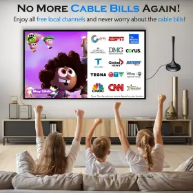 Fortrek 898554609915 Hdtv Antenna For Smart Tv 2024 Indoor Local Channels Small D #3