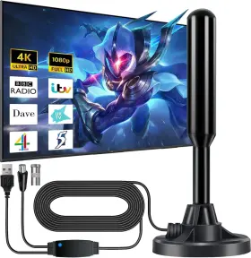 Fxiaoy 756499671572 2025 Tv Antenna For Local Channels Hd Smart Up To 750 Miles R