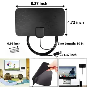 Galkvoz 031088886213 Antenna Tv Digital Hd Indoor Portable For Local Channel #2