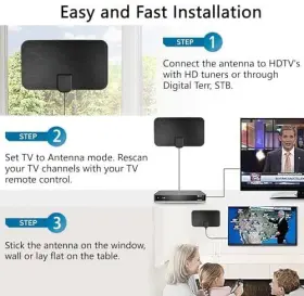 Galkvoz 031088886756 Portable Antenna Tv Digital For Smart Lo #3