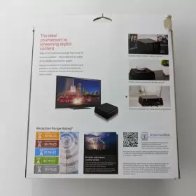 28637072 Ge Indoor Tv Antenna Adjustable Dipole Rabbit Ears Pro Conceal Hd #3