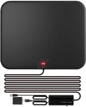 Gesobyte 754291330949 Amplified 250 Mile Range Hd Digital Antenna - Supports 4k Tvs 1080p Fire Tv