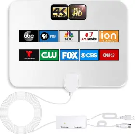 Gesobyte 769818597569 Tv Antenna-tv Antenna Indoor-tv For Local Channels Sma