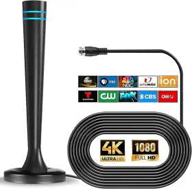 Gisterce 717331304690 Tv Antenna Digital Hd Indoor Support 4k 1080p