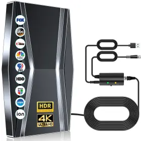 Goxis 732404373182 1200 Miles Tv Antenna Indoor Digital For Smart With Strongest