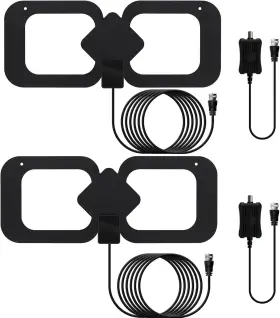 Gracetek Us 313092293275 Tv Antenna - Amplified Hd Digital Indoor 200 Miles Range.support 4k