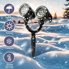 Ht-ty-10 Guangdong Hondu International Supply Chain Co. Ltd. Outdoor Christmas Projector Lights Double Head Snowfall Led #3