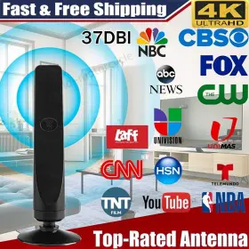 Jvx7xy9st0ic7 Hello-motorcycle Upgraded Tv Antenna Digital Hd Indoor Hdtv 1080p 4k 350 Miles Long Range