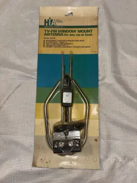 Acc-08 Hia Vintage Tv-fm Window Mount Antenna Model