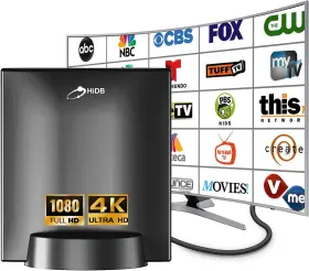 Hidb 313040237245 Hd Digital Tv Antenna Indoor For Smart With Signal Boost