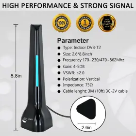 Hidb 732095174150 Tv Antenna For Smart Digital Amplified Hdtv Long Range Re #2