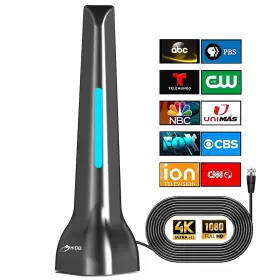 Hidb 791519050678 Tv Antenna 120 Miles Long Range Hd Digital Support 4k 1080p Local