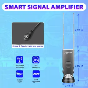 Hidb 826139120316 Tv Antenna For Smart Indoor Long Range Rabbit Ears Without #3