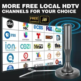Hidb 826139120330 Tv Antenna For Smart Indoor Strong Magnetic Base F #2