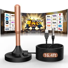 1600 Homegeartech 425550433964 Tv Antenna Hd Digital Indoor Outdoor Miles Range F