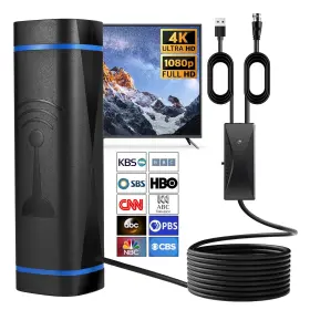 Hujiuxyu 614685864293 Tv Antenna For Smart Indoor Outdoor Long Range Reception Hd A