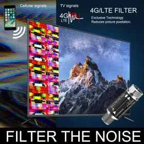 Hyouchang 633879420619 Lte Filter Improves Tv Antenna Signals-filters 4g /5g For Signal #3